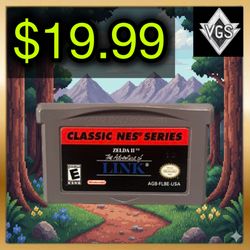 *VINTAGE* Zelda II: The Adventure of Link (Classic NES Series – Game Boy Advance, 2004)
