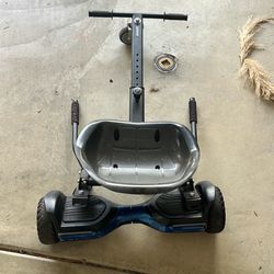 Hover board with seat