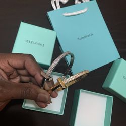 Iced Tiffany Bracelet In Box