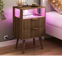 Nightstand with Charging Station