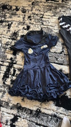 Girls cop costume size 3-4T
