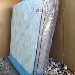 NEW QUEEN PILLOW TOP MATTRESS AND BOX SPRING -- Also Available In All Sizes.