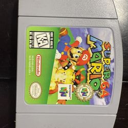 NINTENDO 64 SUPER MARIO 64 GAME AUTHENTIC 