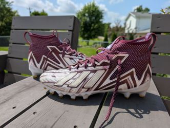 Adidas Freak Inline Football Cleats (Maroon/White) Size 11.5 Men's