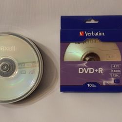 New DVD+R Discs