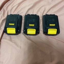 Dewalt 1.5ah Used Battery Tested Working All 3
