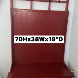 Hall Tree With Storage