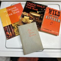 Set Of Mid Century Vintage Cookbooks 