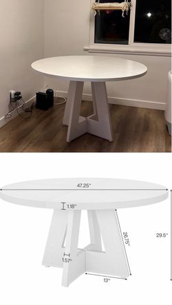 White Wooden Table