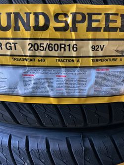 205 60 16 Groundspeed voyager GT