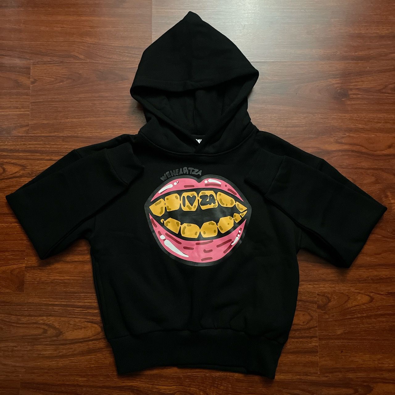 Black Weheartza Hoodie
