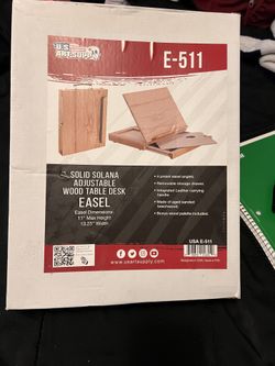 Adjustable Wood Table Desk Easel