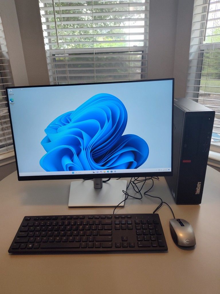 FAST FAST Lenovo/Core i5/16GB Ram/512GB SSD HD/Windows 11/Office/Dell 24" Monitor/Keyboard/Mouse