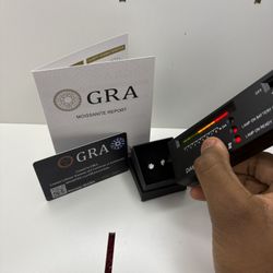 GRA 0.5 carat Moissanite Earring