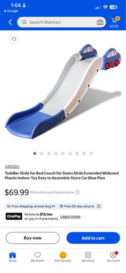 New toddler bed slide
