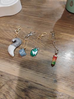 Key chains 10 dollars a piece or 4 for 40