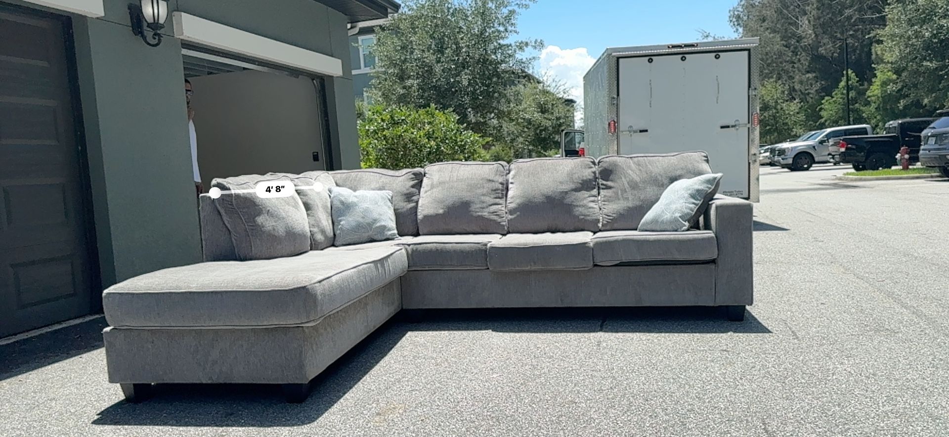Like New Ashley Furniture Sectional Free Delivery🚚