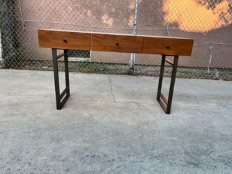 Four Hands Ducker Mid Century Modern Entryway Table  Console Table