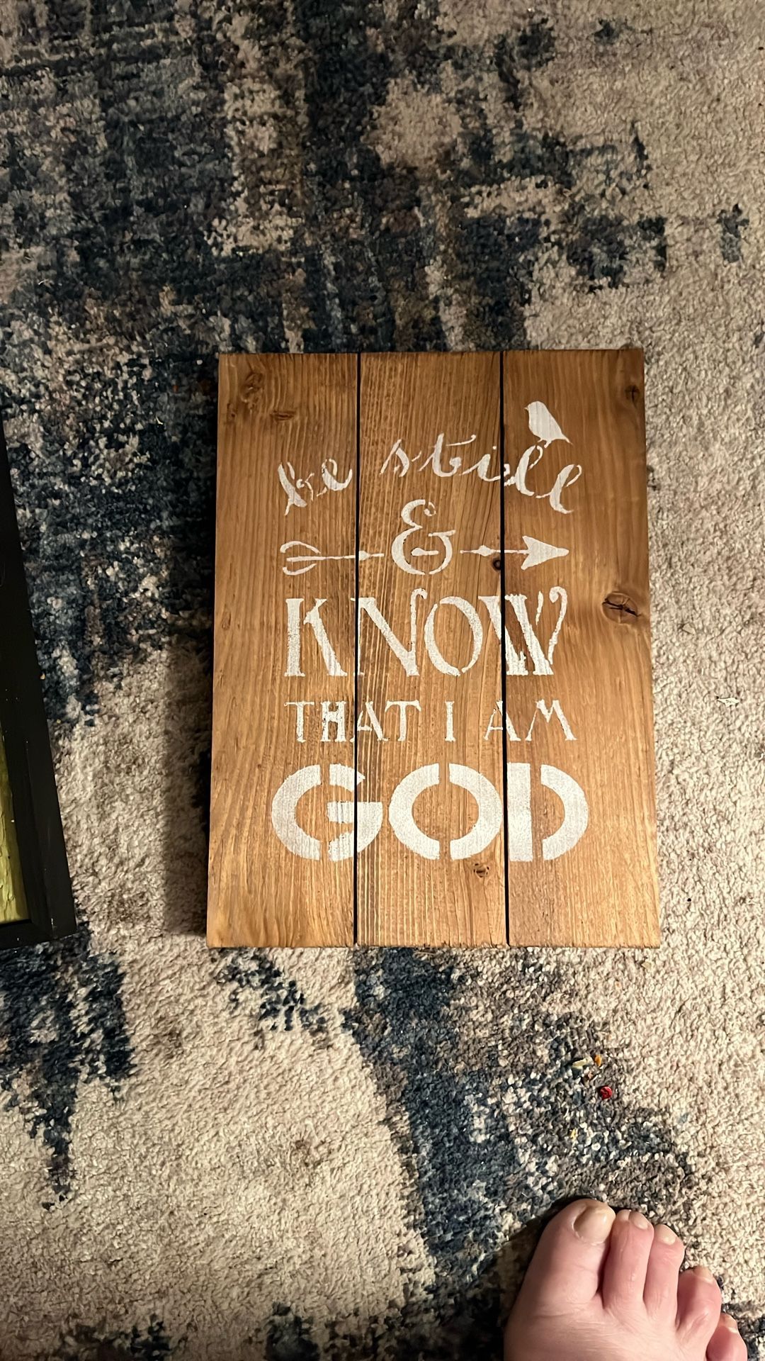 Wood plaques With Hook. In Back(9) $1 Each