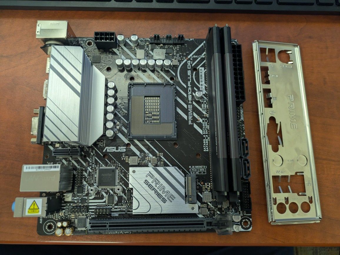 Asus H610i D4 Intel ITX motherboard