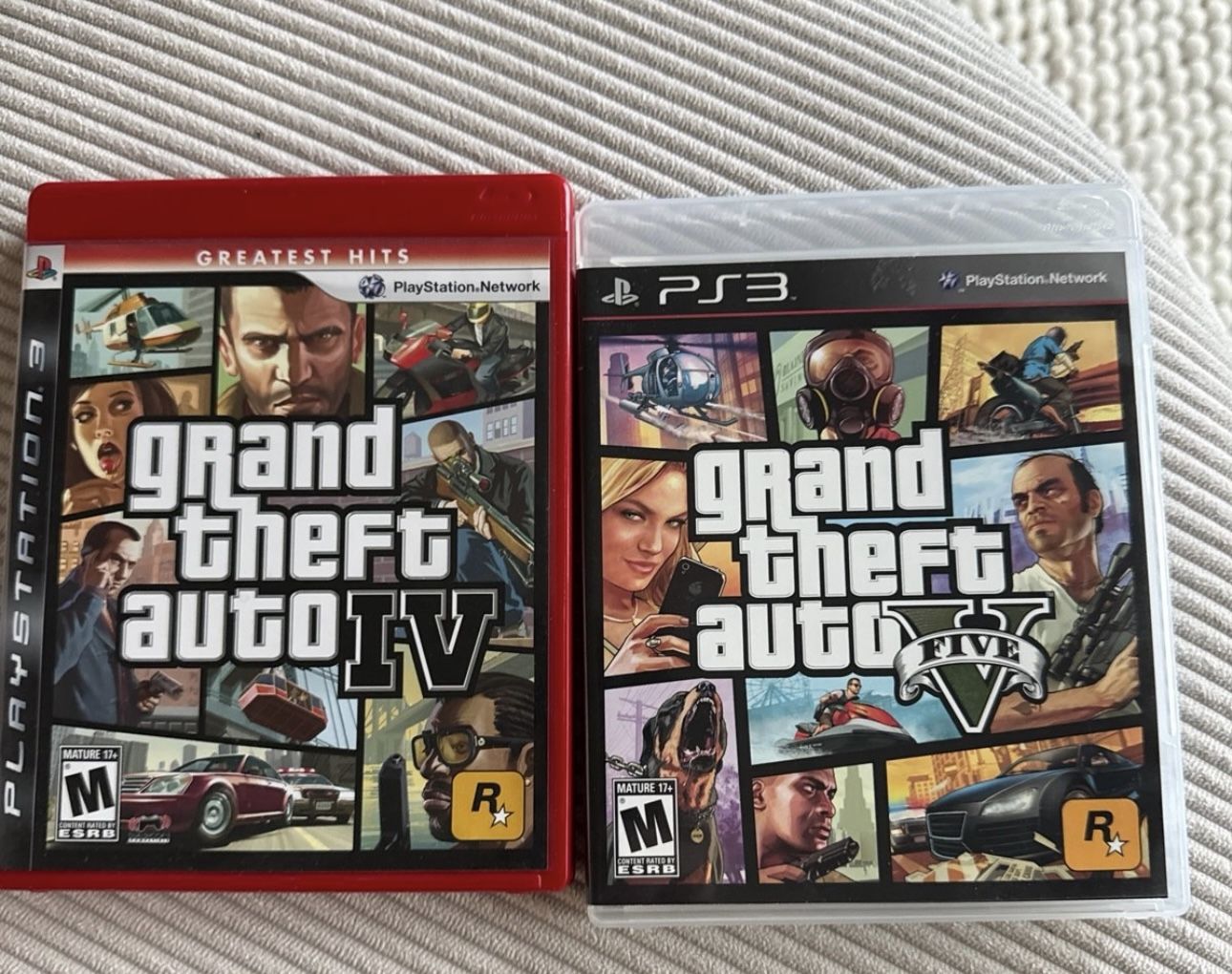 GTA 4 and 5 For PlayStation 3