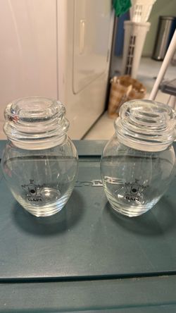 BAPS Glass Jars with Lids – Set of 2
