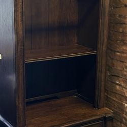 Dark Brown Tall Bookcase