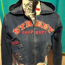STREET PROPERTY jacket for Junior- women/ Chamarra Jeans para jóven-mujer Size 14