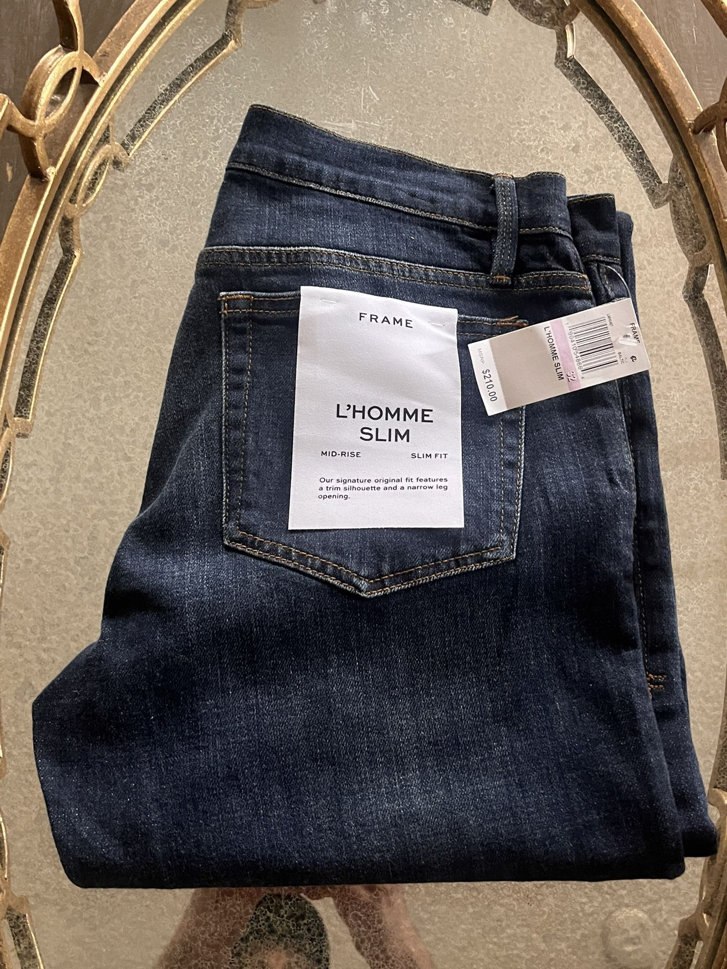 Frame L’Homme Denim Slim Fit Jeans New Size 32