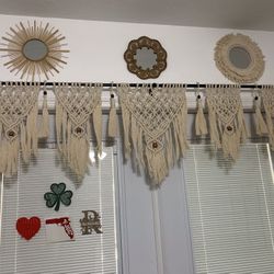 Handmade Macrame Valances, Macrame Backpack, Macrame And Rope 