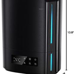 BREEZOME 6L Humidifiers for Bedroom Large Room & Essential Oil Diffuser, Ultrasonic Top Fill Cool Mist Humidifiers for Baby, Plants, Nursery Last up t