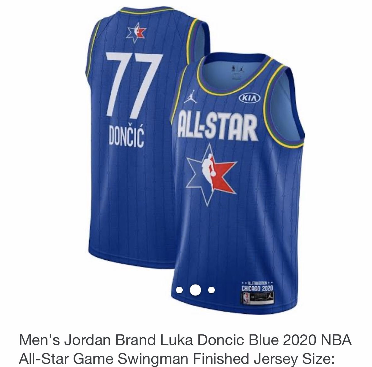 All Star 2020 Jersey Luka Doncic