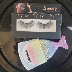 new makeup brush with eyelashes