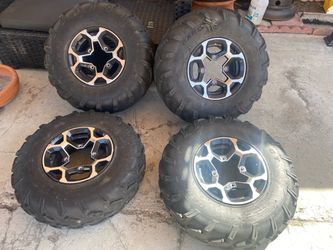 Off a 2014 can am outlander 650 12 inch rims only tires are old