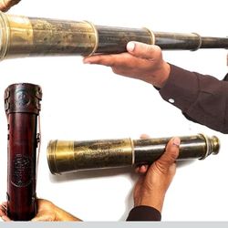 Rare Brass Telescope Spyglass - East India Company 1818 