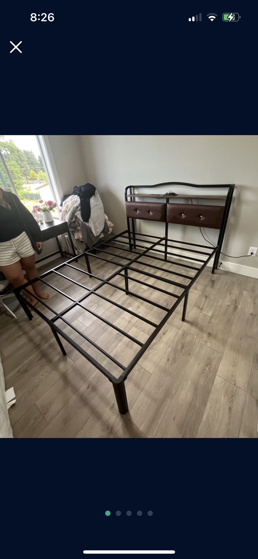 Queen bed frame 