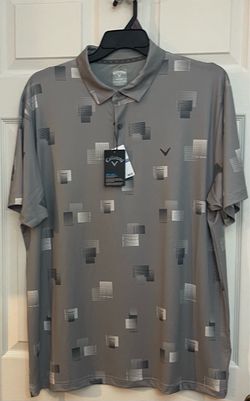 Brand new Men’s Callaway light gray multi golf polo shirt size M