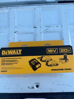 DEWALT DCA2203C 20V Battery Adapter Kit for 18V Tools