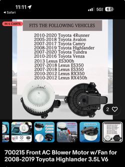Blower motor for Toyota,Lexus