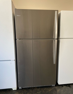 Whirlpool Stainless Steel Top Freezer Fridge