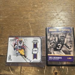 LSU Receivers Jarvis Landry And Odell Beckham Jr 