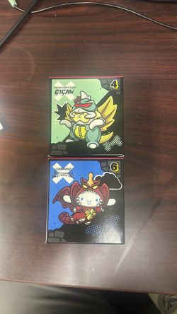 Hello Kitty Godzilla McDonalds Trade