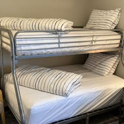 Twin Over Full With Mattresses 