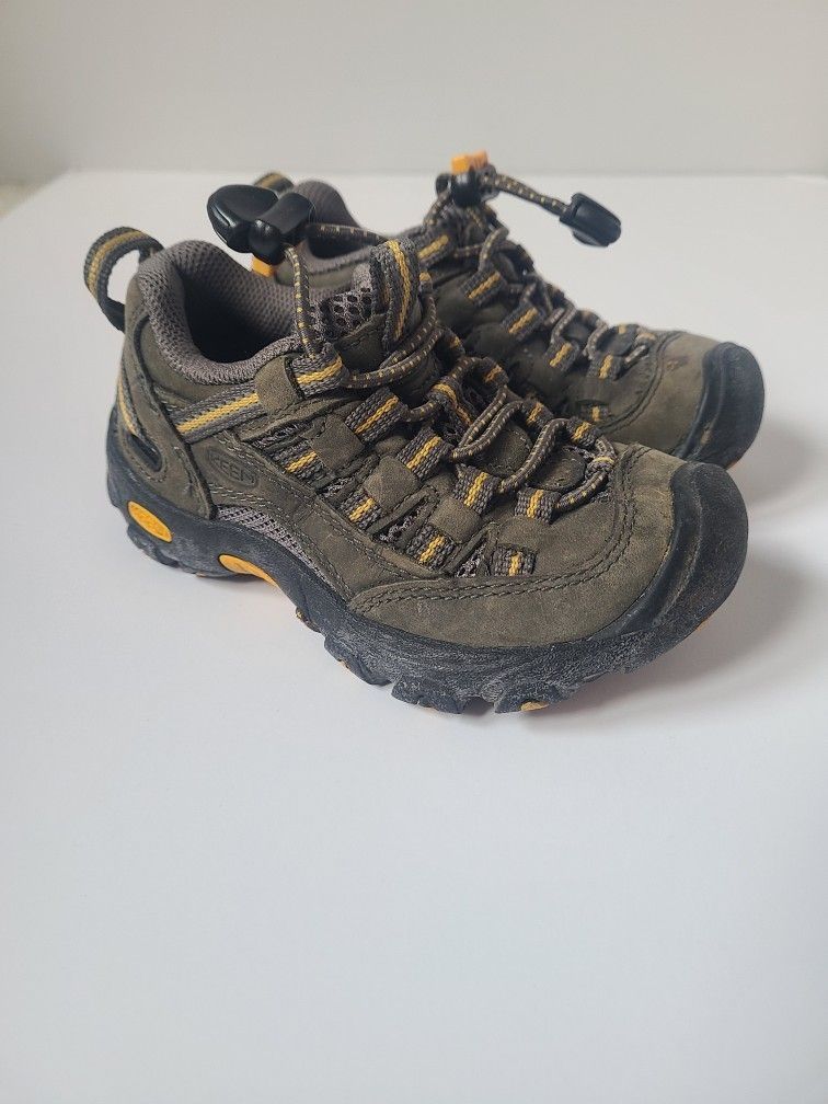 KEEN *WATERPROOF HIKING SHOES* TODDLER BOY SIZE 8