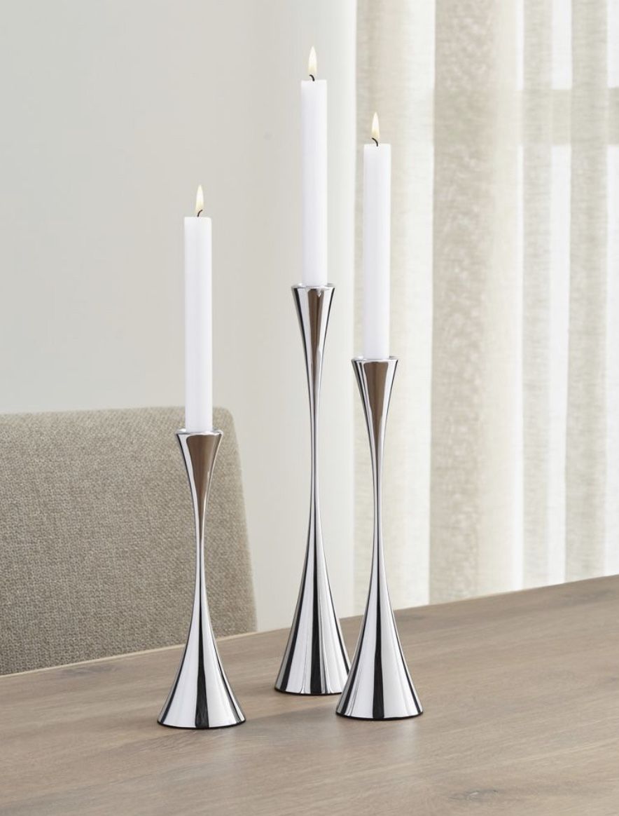Crate & Barrel Candle Holders (x3)