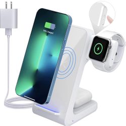 3 in 1 Wireless Charging Station(never Used )
