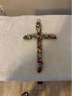 Beaded Cross Wall