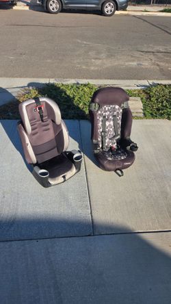 Two Used Child Car Booster Seats – Cosco and Evenflo
