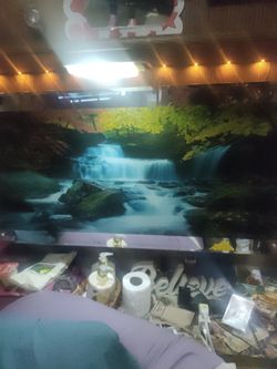 Hanging Waterfall Mirror