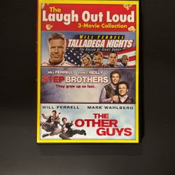 Talladega Nights, Step Brothers & The Other Guys DVD 📀 